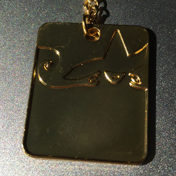 Wicked Gold Necklace with Quote - Picture 1 of 2